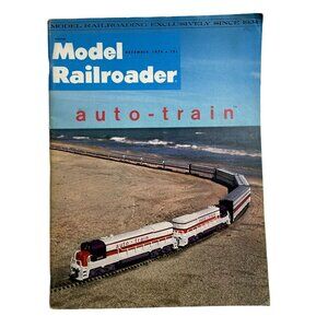 Model Railroader Magazine Back Issue u Dec 1974 Vol 41 No 12 Auto Train